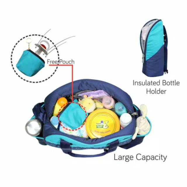 Dialogue Baby Tas Medium Diaper Bag DGT7141 - Tas Perlengkapan Bayi