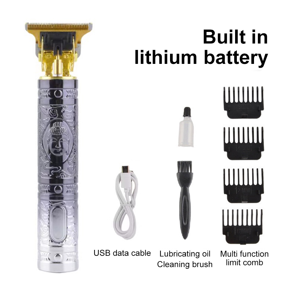 Alat Cukur Elektrik Hair Clipper Trimmer Model Dragon Vintage T9-I
