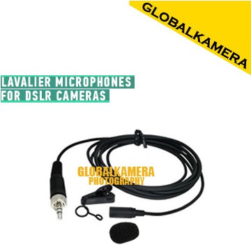 Clip On Lavalier mic Condenser Microphone 3.5mm TRS