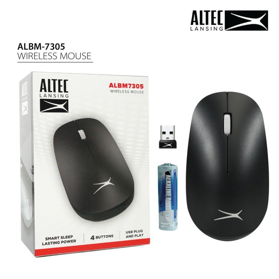 Mouse Wireless Altec Lansing ALBM-7305 Black | Altec ALBM7305 Black