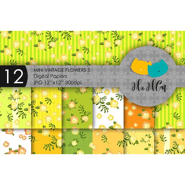 Mega Bundle 72 FloraL Patterns - JPEG Ultra HD