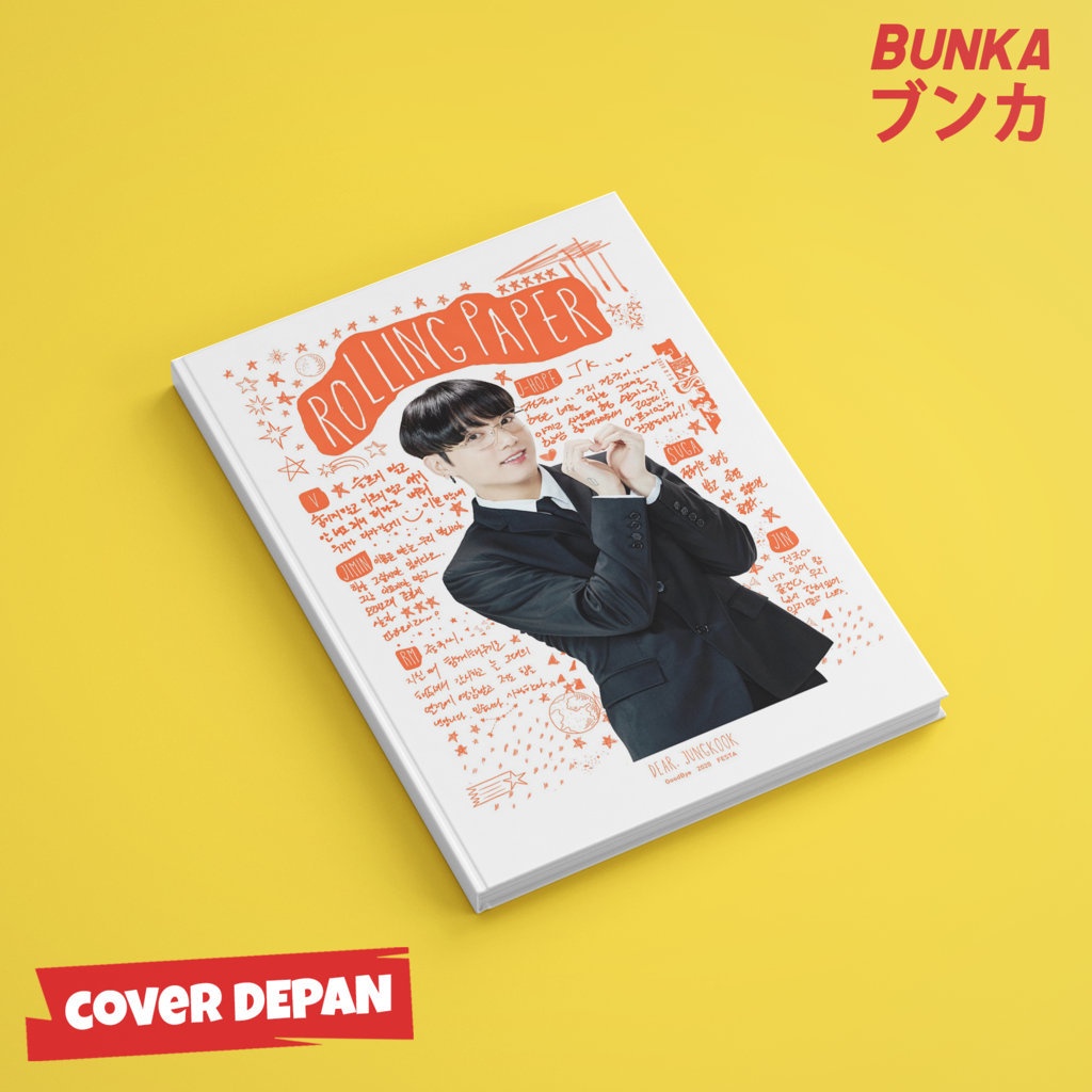 

Notebook KPOP BTS Festa Jungkook Hardcover A5 Buku Tulis Catatan Agenda Planner Jurnal