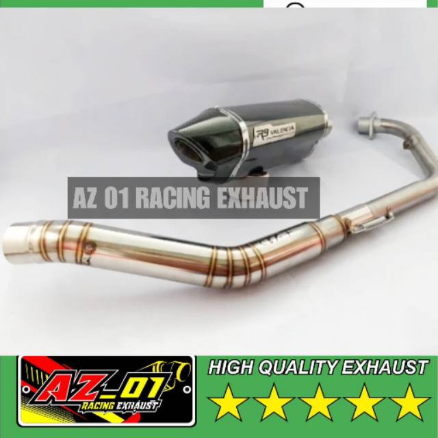 Knalpot R9 valencia carbon Cb150r new CBR150R facelift SONIC150R