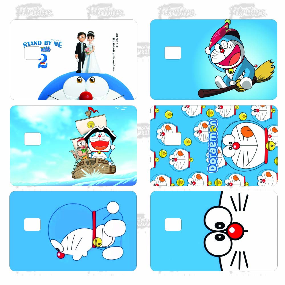 Sticker Skin Card Doraemon - Vinyl ATM Debit Credit Emoney Flazz Stiker