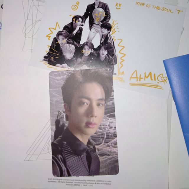 OFFICIAL PHOTOCARD MOTS7 SEOKJIN VER 2