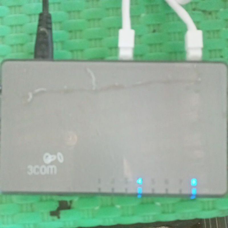 hub 3com 8 port murah