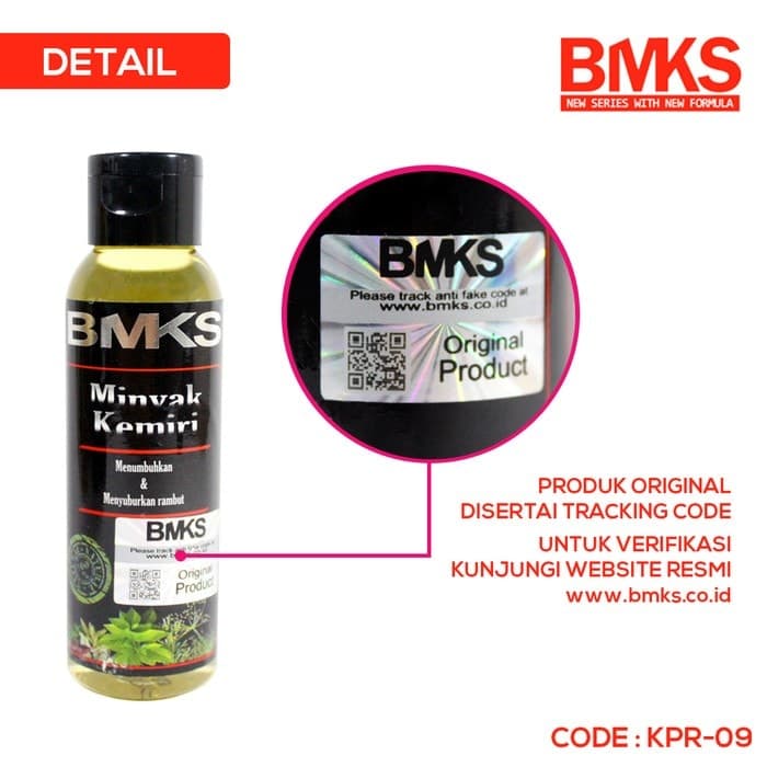 MINYAK KEMIRI BMKS - BMKS KEMIRI OIL PENUMBUH RAMBUT BOTAK TREATMENT RAMBUT