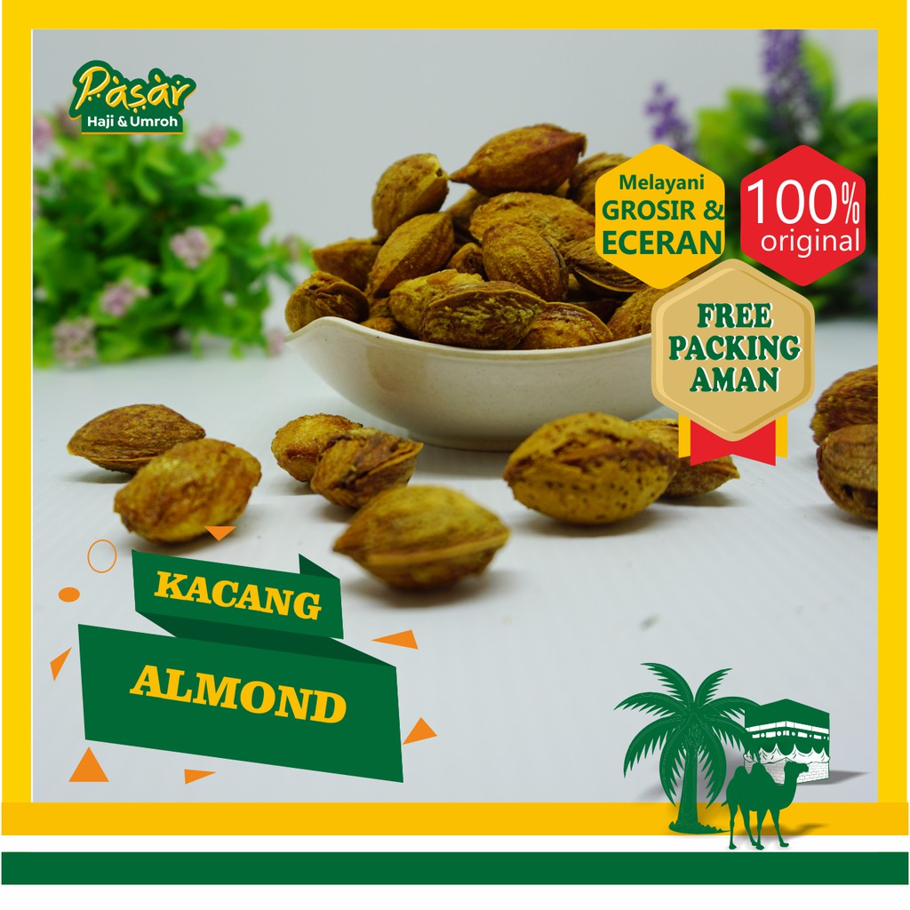 

Kacang Almond Kulit Rasa Susu 250gr - 500gr