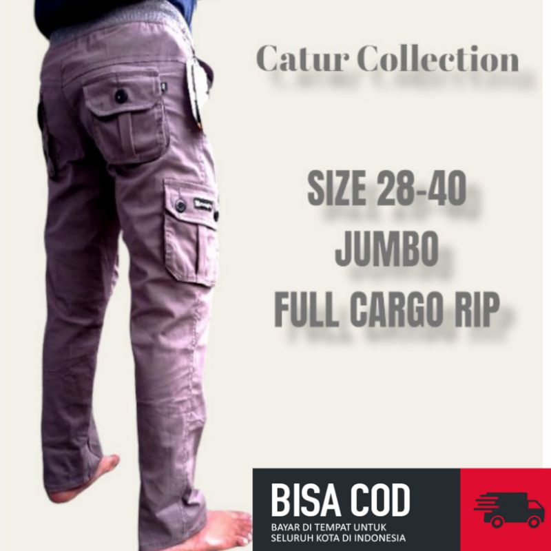 Celana Panjang Cargo Pria Big size 28-40 jumbo Celana Cargo panjang RIP pria celana panjang Kimpul terlaris Celana Kargo pria yang lagi hitz Celana cargo pria jogger terbaru army loreng