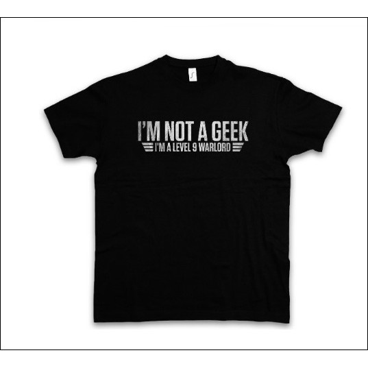 KAOS BIG SIZE IM NOT A GEEK LENGAN PENDEK 2XL-5XL HOT PROMO BERKUALITAS