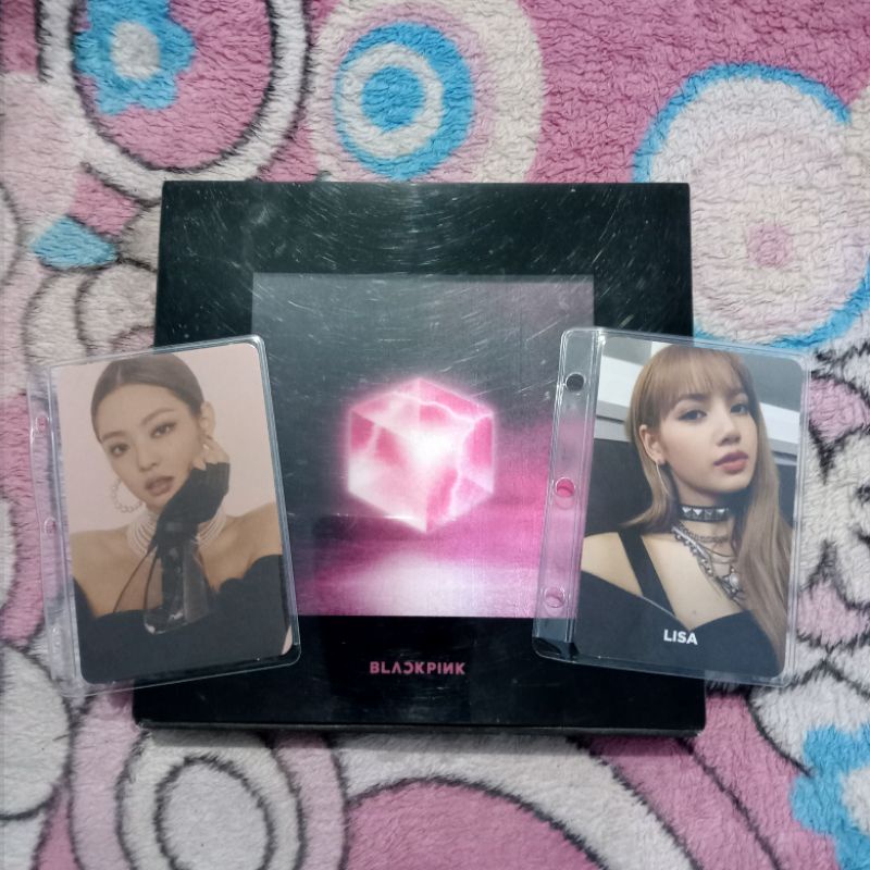 Photo Card / PC Blackpink Lisa and Jennie Square Up (baca deskripsi)