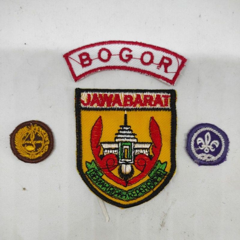 satu set logo atribut PRAMUKA JAWA BARAT