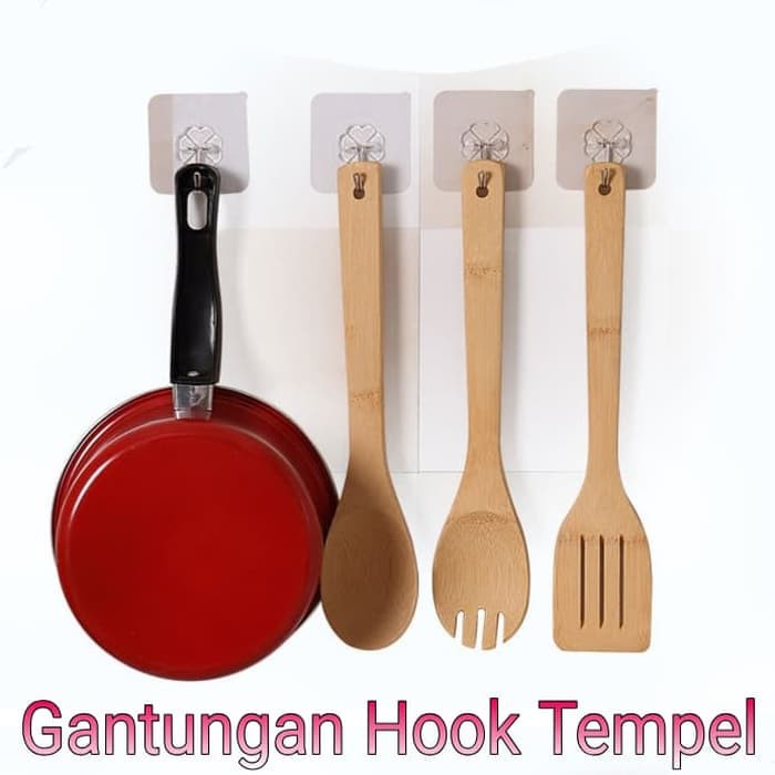 HH149 Gantungan Hook Tempel Gantungan Dinding Keramik Dapur Toilet