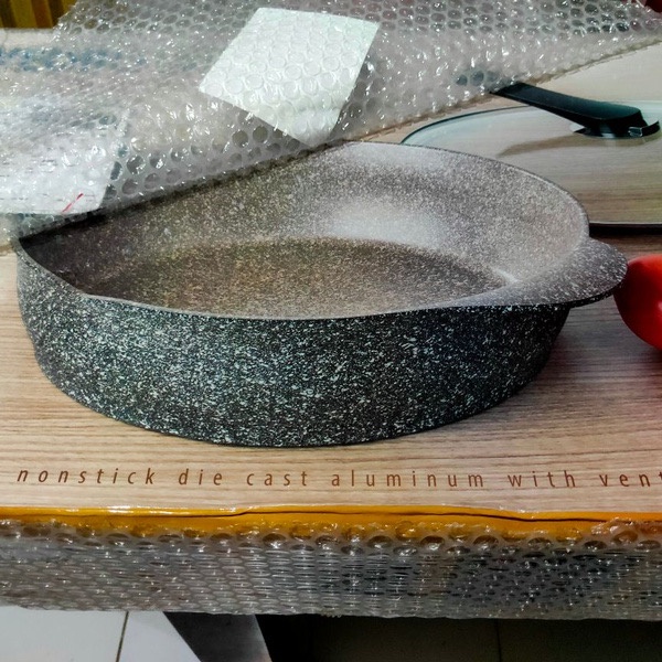 Wok Pan 32 Yeobo Original Korea / Panci Anti Lengket / Marble Korea _Art