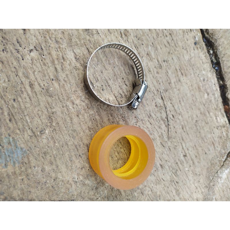 karet manipol teflon+klem karbu pe 28