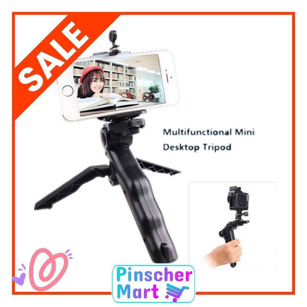 Mini Tripod &amp; Monopod 2in1 Lipat Portable for DSLR GoPro Smartphone HP