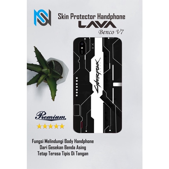 Isi 2pcs Garskin Hp Lava Benco V7 Motif cyber 2 - Free Custom Motif
