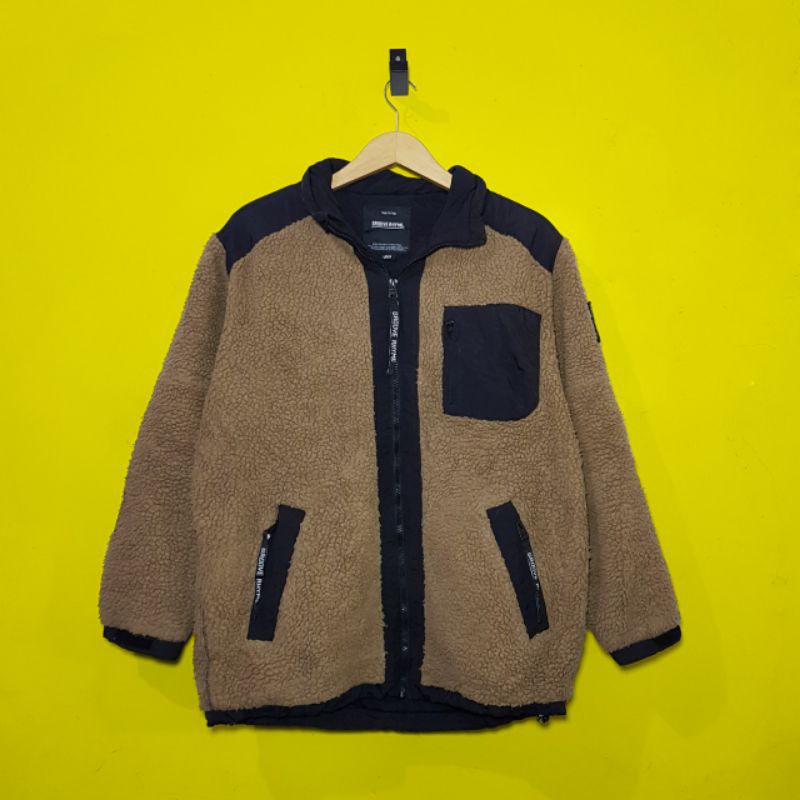 GROOVE RHYME vintage fleece jacket (JAKET)