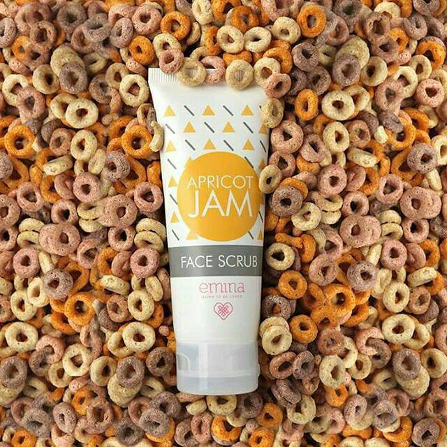 ☃Cutezz_Ching1☃Emina Apricot Jam Face Scrub 60ml - Scrub Wajah