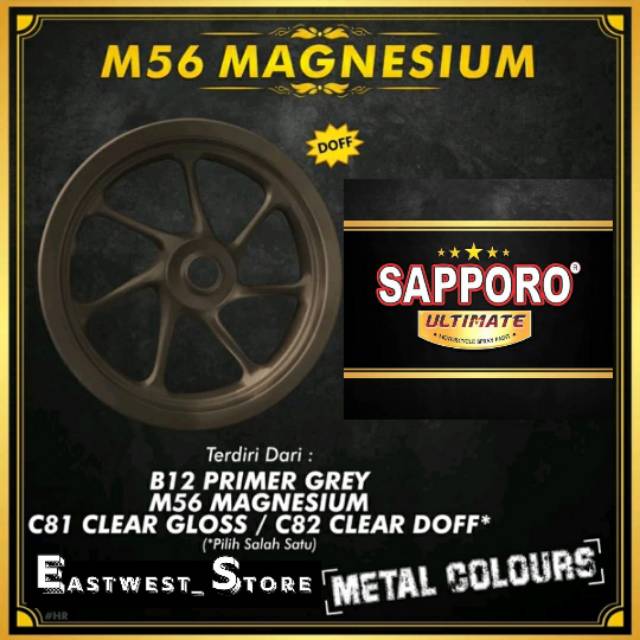 Paket Cat Magnesium Sapporo Ultimate - Sapporo Spray