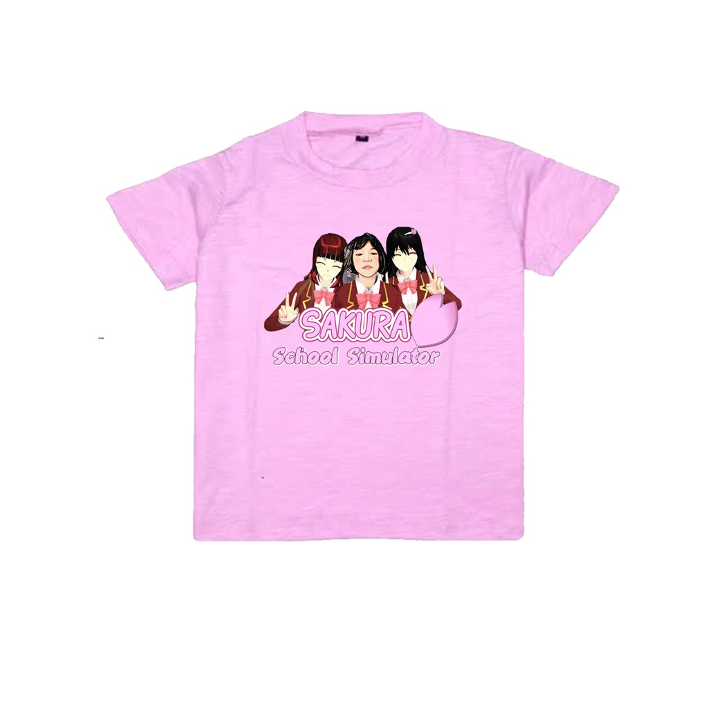 Kaos anak sakura school simulator / atasan anak perempuan sakura game