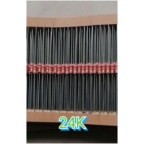 10.pcs. aneka nilai resistor Japan 1/2 wat bodi 1/4