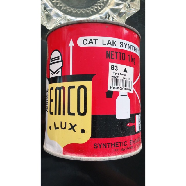  Cat  Minyak  Emco  Lux 1kg Warna  Segitiga Shopee Indonesia