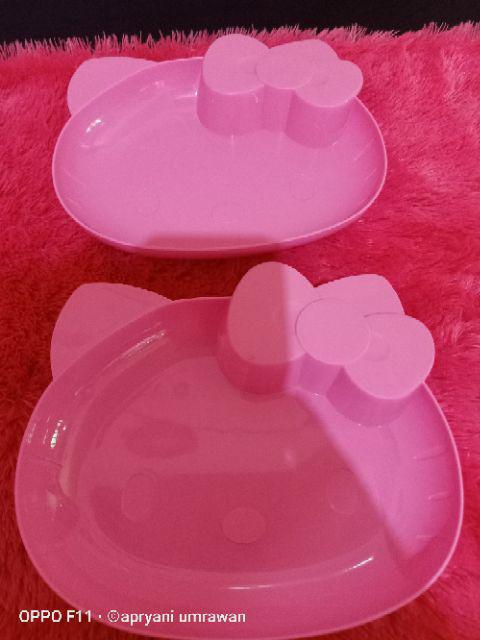 Piring Makan/piring Sup Karakter Hello Kitty 9