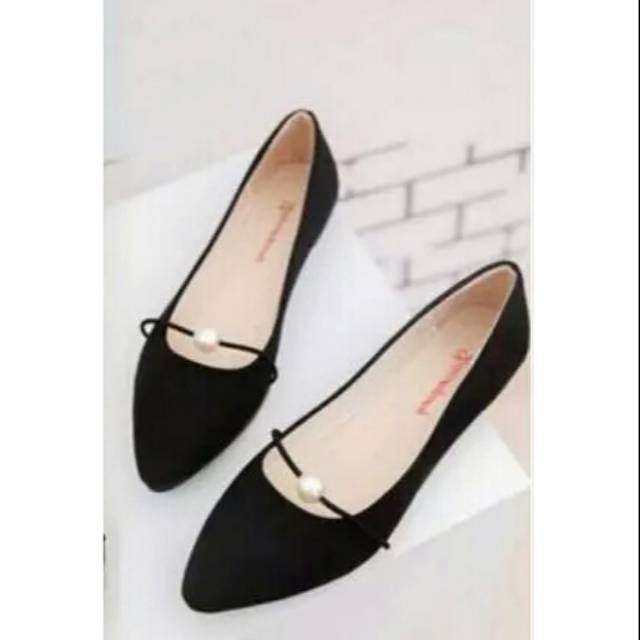 Flatshoes Karet Mutiara YasminAlshop