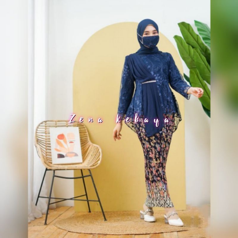 SET KEBAYA AURORA SELENDANG KEBAYA MODERN KEBAYA WISUDA KEBAYA PESTA