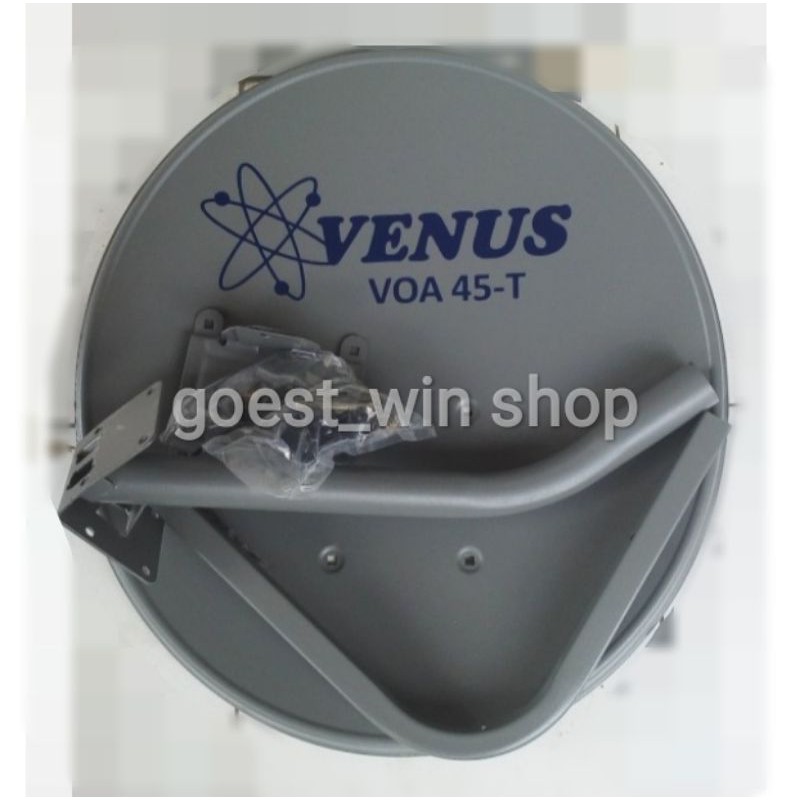 dish odu solid offset parabola mini 45 cm + braked lnb ku band murah meriah