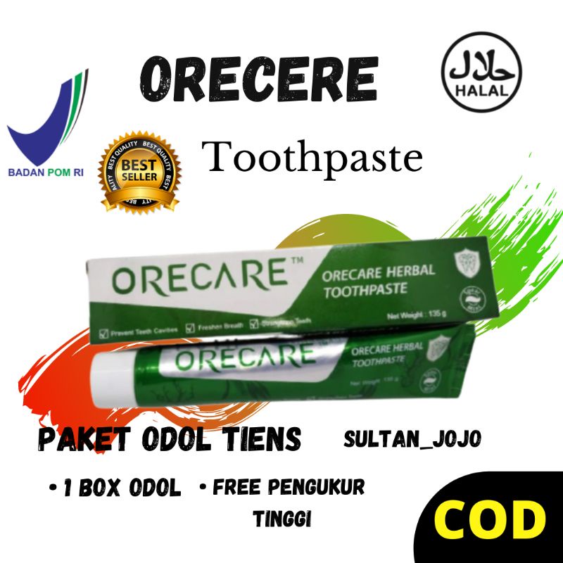 Cod Penghilang Kuning Pemutih Karang Pasta Gigi Tiens Orecare Toothpaste Permanen Ampuh Bau Mulut