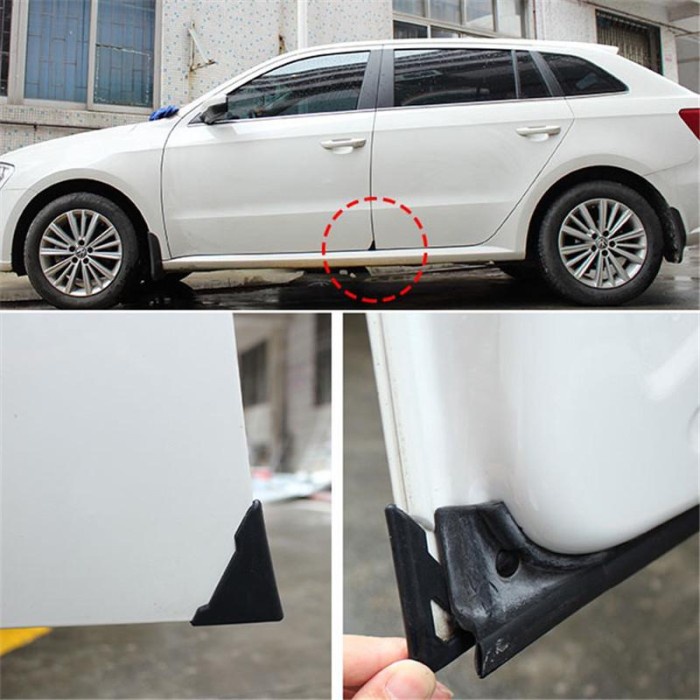 Silica Car Door Corner Guard Pelindung Sudut Siku Pintu Mobil Silikon Pelindung