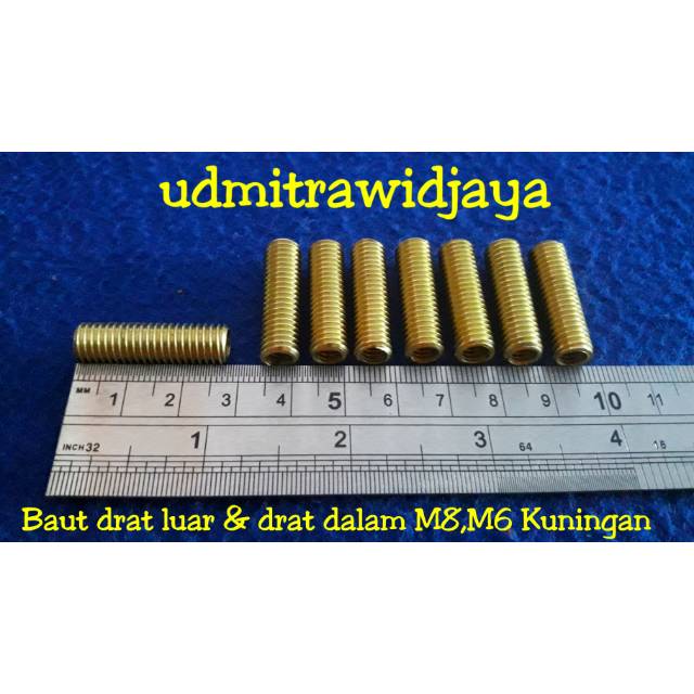 Baut drat luar &amp; drat dalam Kuningan