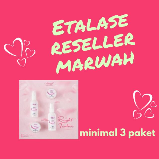 (COD) ETALASE RESELLER MARWAH SKINCARE