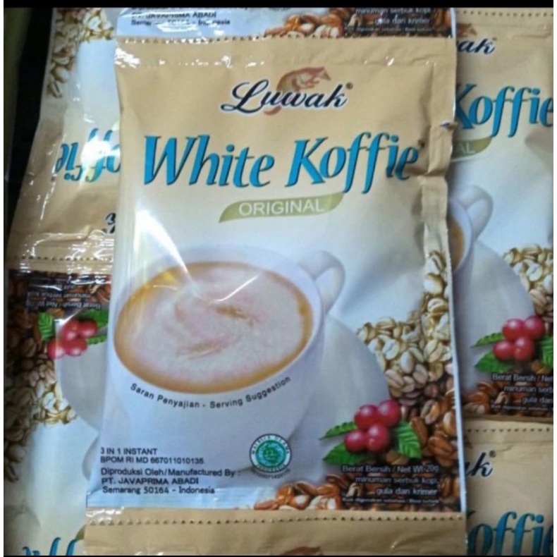

Luwak white coffee 10 sachet