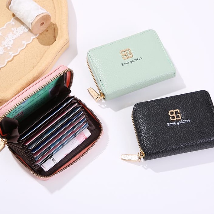 ASIN829 Dompet Mini Murah Impor Dompet Mini Wanita/Dompet Kartu Import 1043 Murah Dan Trendy