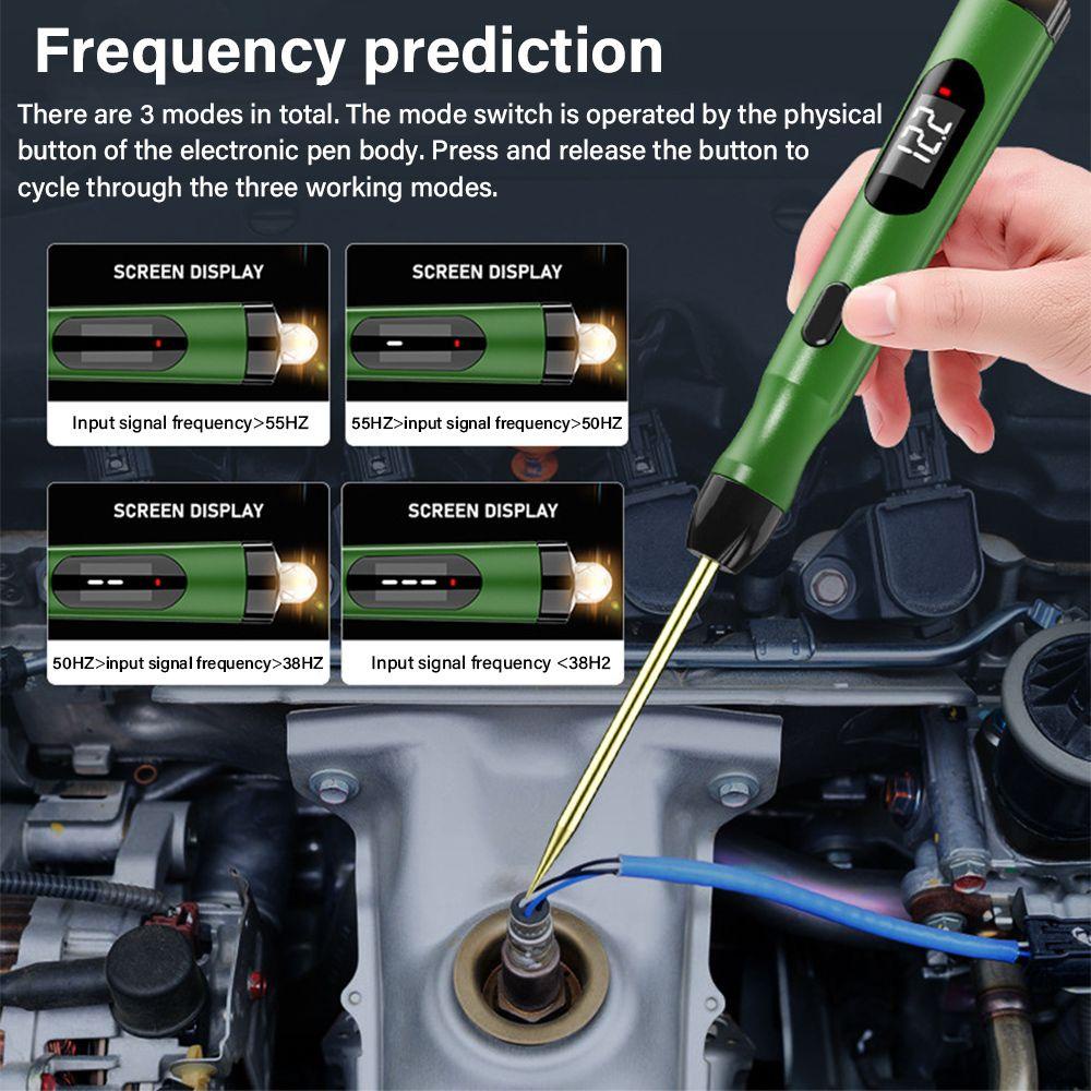 Preva Digital Display Probe Pensil Detector Tahan Lama Auto Parts &amp; Aksesoris Baru Nyaman Digunakan Handheld Portable Multi-Fungsi Pemakaian Sirkuit Test Pen