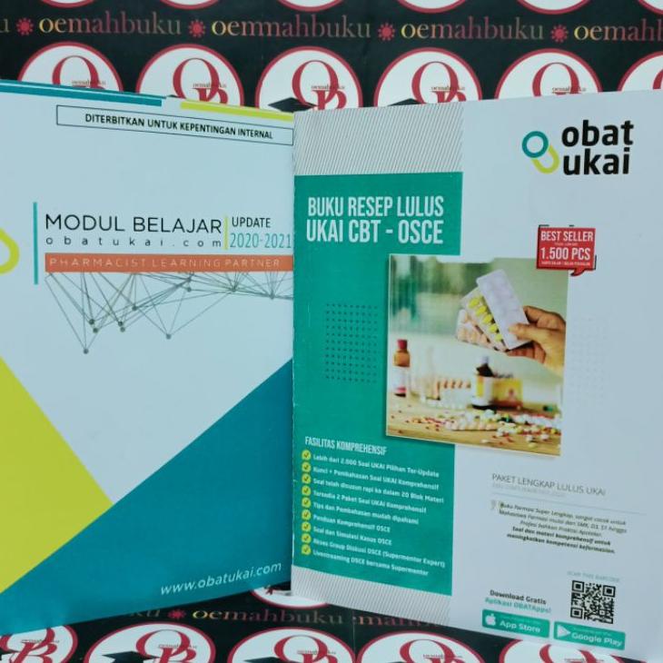 BUKU RESEP LULUS UKAI CBT - OSCE 2022 , MODUL BELAJAR OBAT  2020-2021, PAKET HEMAT BUKU KEBIDANAN/FA