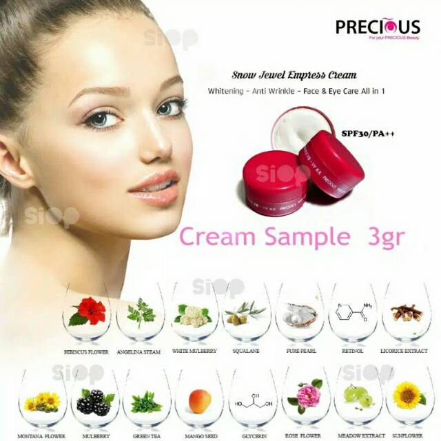 precious snow jewel empress cream