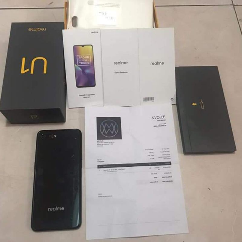 hp bekas, realme u1, ram 3 penyimpanan 32 gb