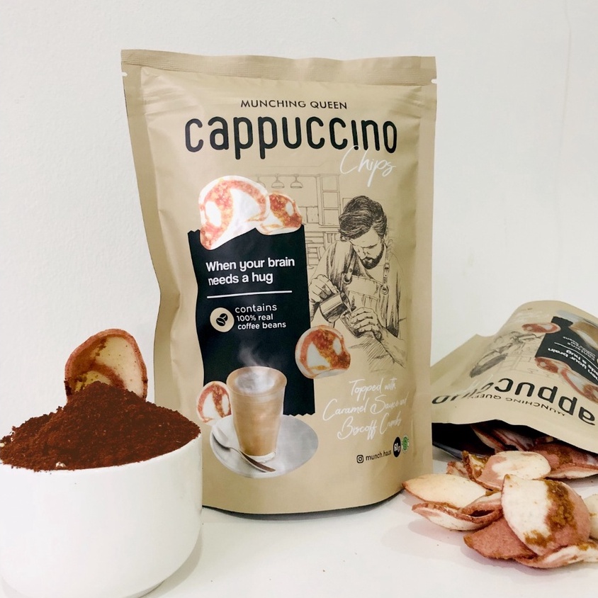 

Kerupuk Kopi Munching Queen Cappuccino Chips