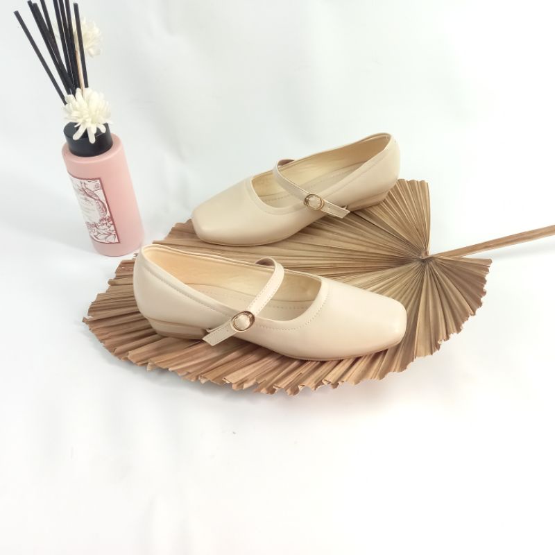 VNL 0104 Aline Flatshoes | Sepatu Wanita | Sepatu Flatshoes | Flatshoes Casual | Sepatu Hak 2cm
