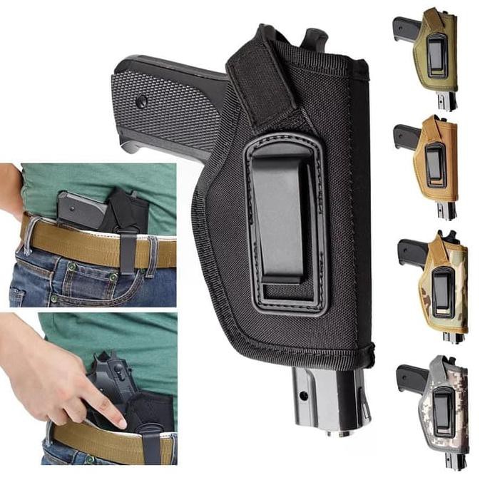 ASLI!! HOLSTER INSIDE / HOLSTER IWB HS9 GLOCK SIGSAUR P320 FN G2 COMBAT DLL - HITAM MNDL