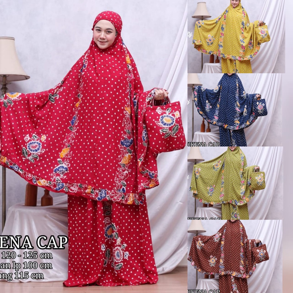 Mukena Setelan Batik Asli Pekalongan Rayon Adem 58 / Coza Batik