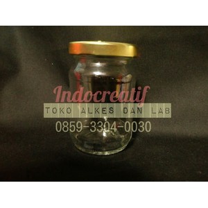 

botol kaca selai laboratorium media sampel tumbuhan 130 ml 175 gram