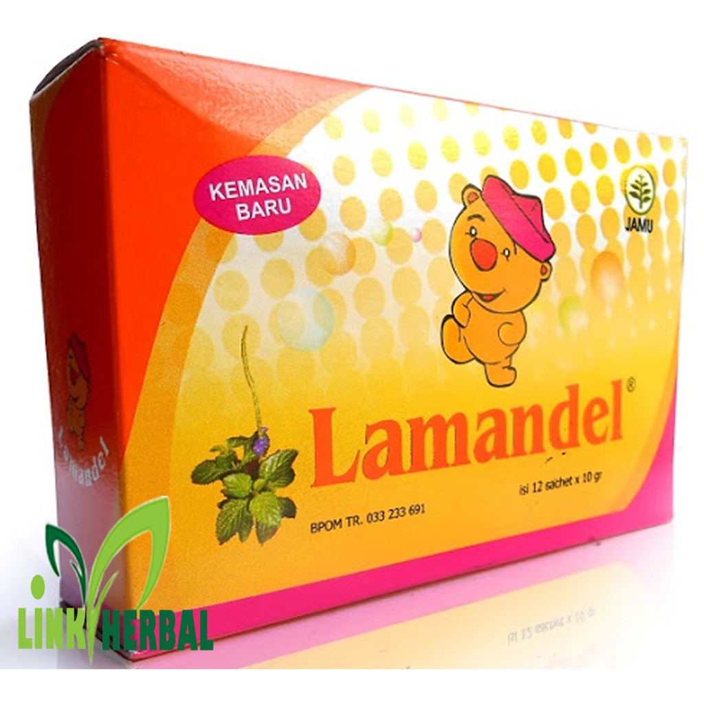 Lamandel Obat Amandel Kemasan Kotak / Sachet | Shopee