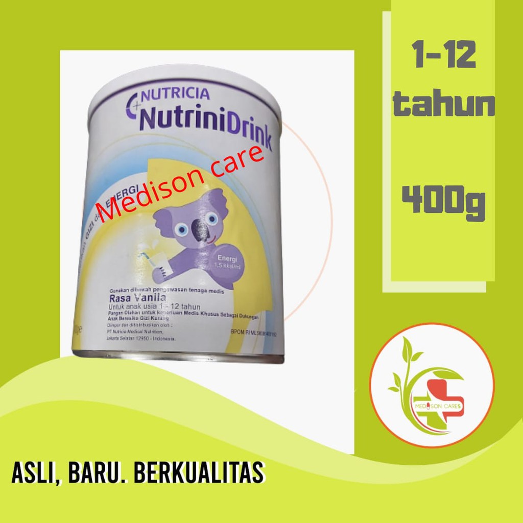 nutrinidrink nutri nidrink bubuk powder anak nutricia |  1-12 tahun 400 gr