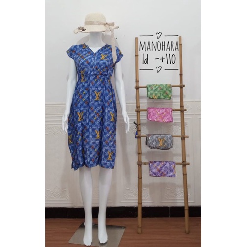 Daster Manohara Bali Daster Karet Pinggang Daster Kekinian Daster Viral Daster Manohara Panjang-Lv-Rendem