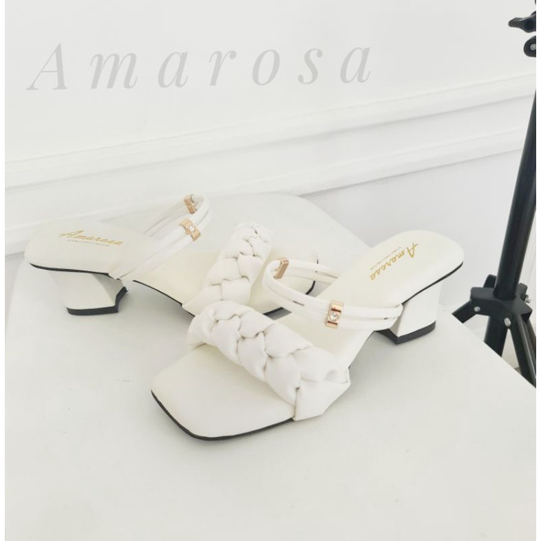 Amarosa MJ.01 - Block Heels Kepang 5 cm